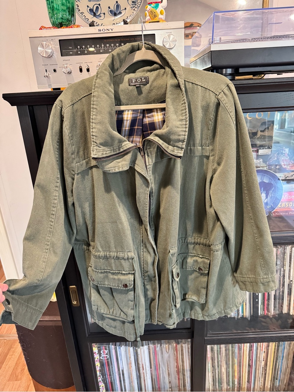 ModCloth green utility jacket